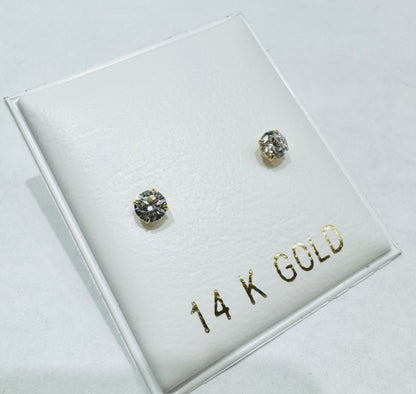 14K GOLD BABY EARRINGS