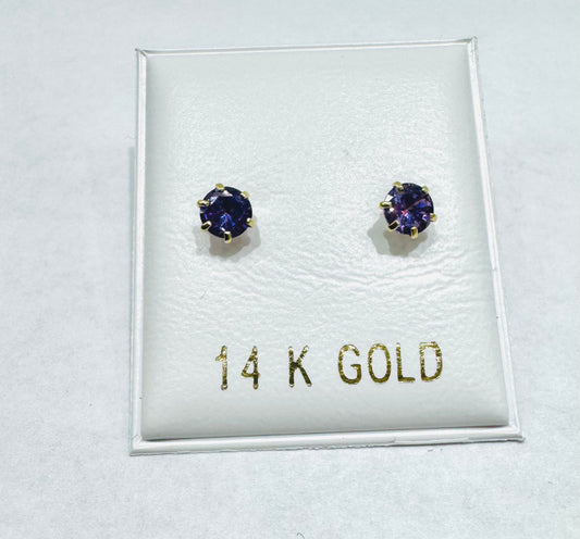 14K GOLD BABY EARRINGS