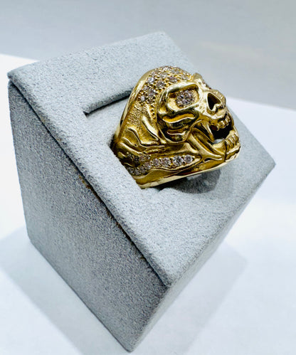 14K GOLD MEN’S NATURAL DIAMOND RING 0.86CTW, SIZE: 9, WEIGHT: 15.80gm