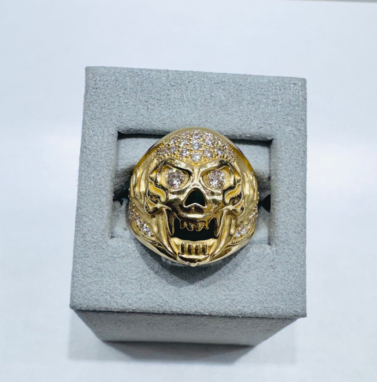 14K GOLD MEN’S NATURAL DIAMOND RING 0.86CTW, SIZE: 9, WEIGHT: 15.80gm