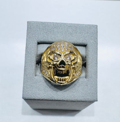 14K GOLD MEN’S NATURAL DIAMOND RING 0.86CTW, SIZE: 9, WEIGHT: 15.80gm