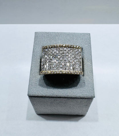 10K GOLD MEN’S NATURAL DIAMOND RING 1.25CTW, SIZE: 10.5