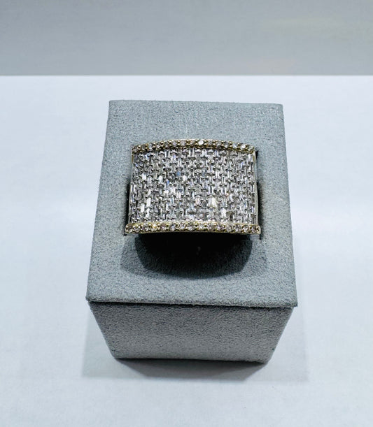 10K GOLD MEN’S NATURAL DIAMOND RING 1.25CTW, SIZE: 10.5