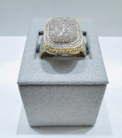 10K GOLD MEN’S NATURAL DIAMOND RING 1.52CT, SIZE: 10, WEIGHT: 10.23gm