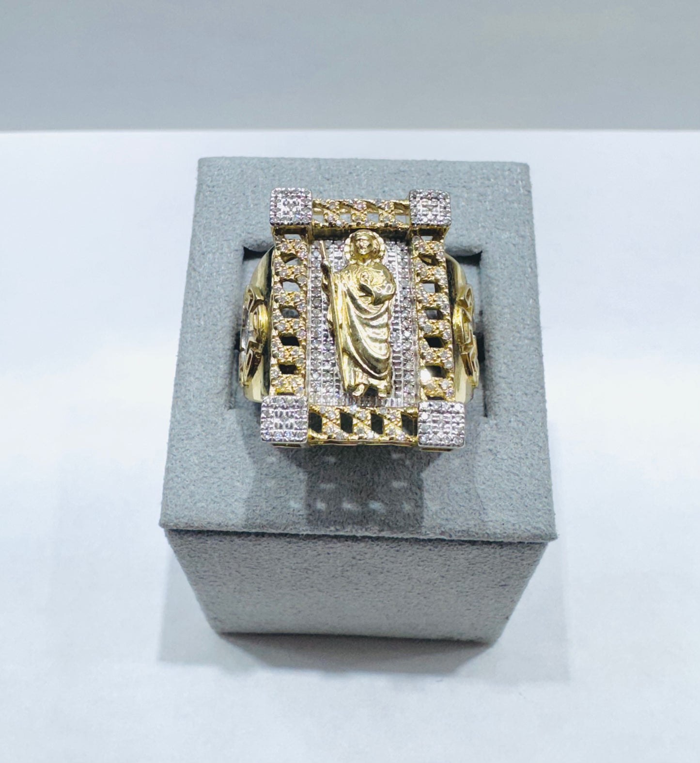 10K GOLD MEN’S NATURAL DIAMOND RING 0.40CTW, SIZE: 10
