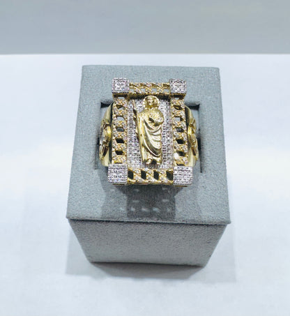 10K GOLD MEN’S NATURAL DIAMOND RING 0.40CTW, SIZE: 10