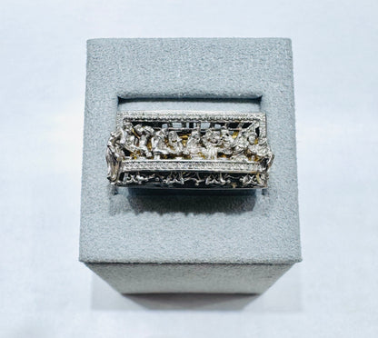 10K WHITE GOLD MEN’S NATURAL DIAMOND RING 0.50CT, SIZE: 10