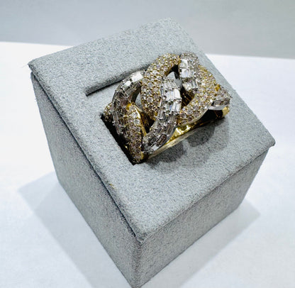 10K GOLD MEN’S NATURAL DIAMOND RING 2CT, SIZE: 10