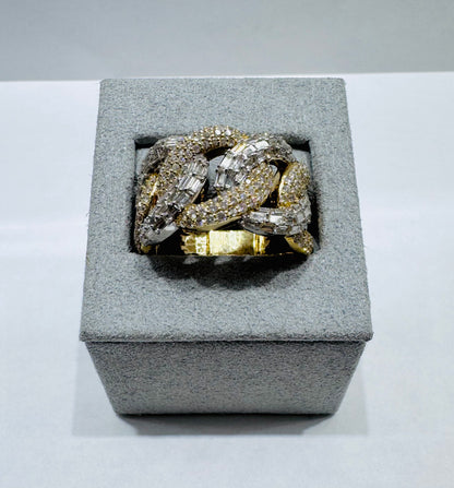 10K GOLD MEN’S NATURAL DIAMOND RING 2CT, SIZE: 10