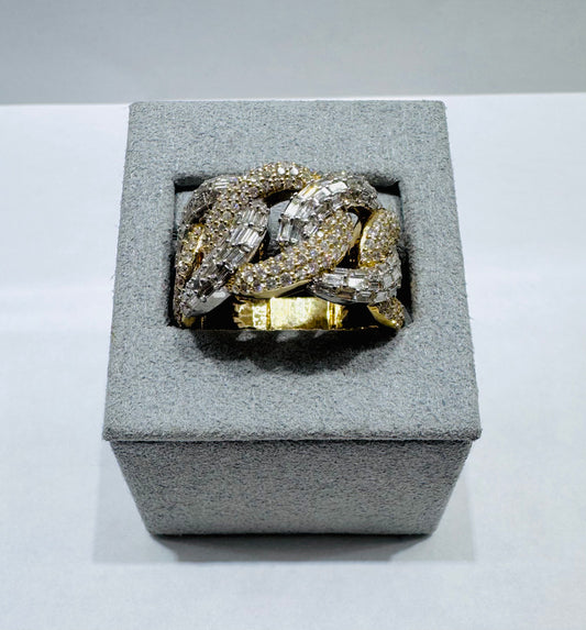 10K GOLD MEN’S NATURAL DIAMOND RING 2CT, SIZE: 10