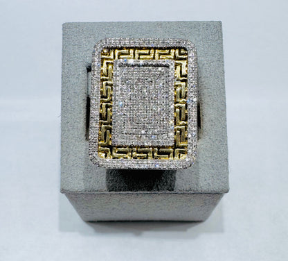 10K GOLD MEN’S NATURAL DIAMOND RING 1.00CT, SIZE: 10