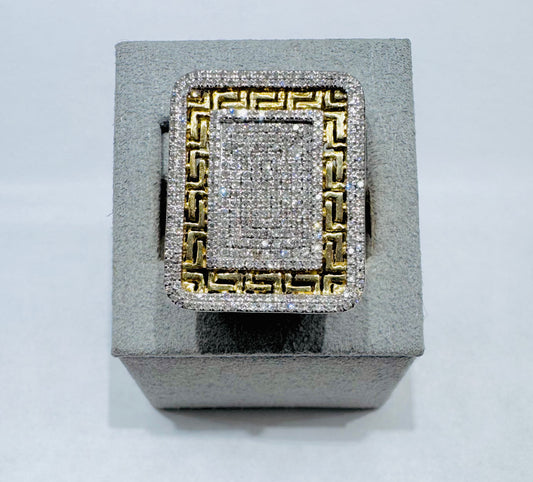 10K GOLD MEN’S NATURAL DIAMOND RING 1.00CT, SIZE: 10