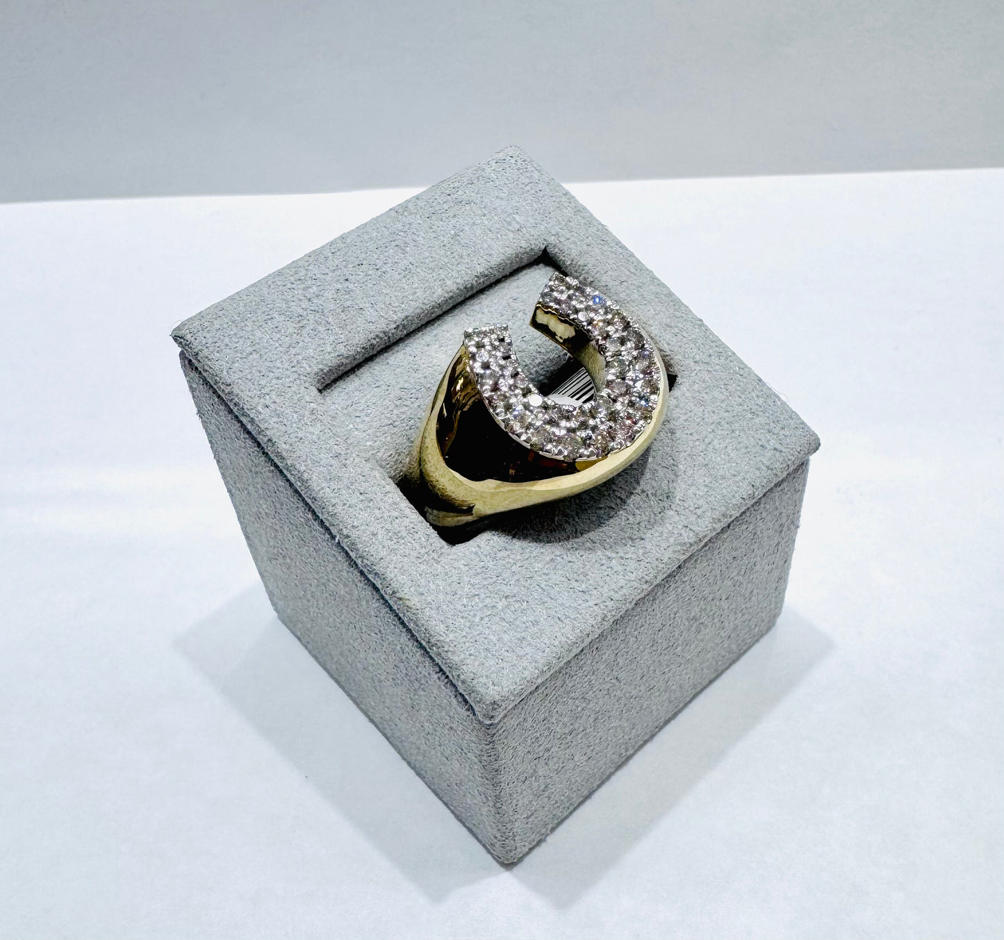 10K GOLD MEN’S NATURAL DIAMOND RING 0.75CT, SIZE: 10