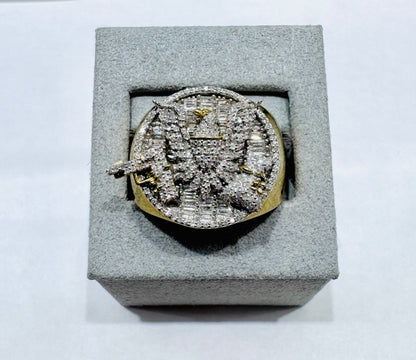 10K GOLD MEN’S NATURAL DIAMOND RING 1.60CT, SIZE: 10