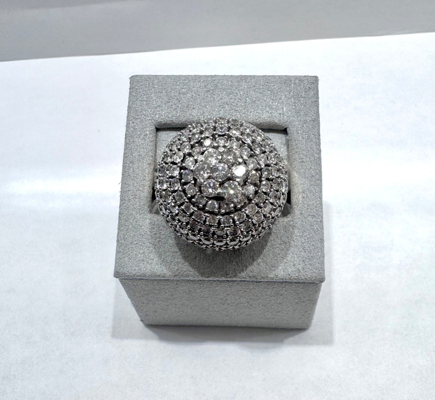 10K GOLD MEN’S NATURAL DIAMOND RING 5 CT, SIZE: 11.5