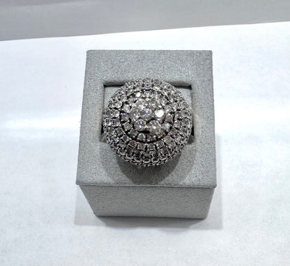10K GOLD MEN’S NATURAL DIAMOND RING 5 CT, SIZE: 11.5
