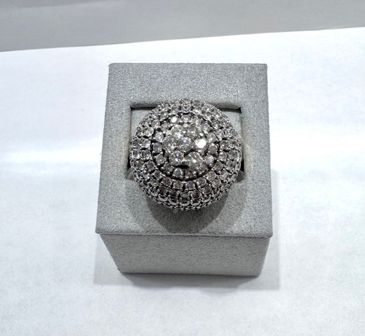 10K GOLD MEN’S NATURAL DIAMOND RING 5 CT, SIZE: 11.5
