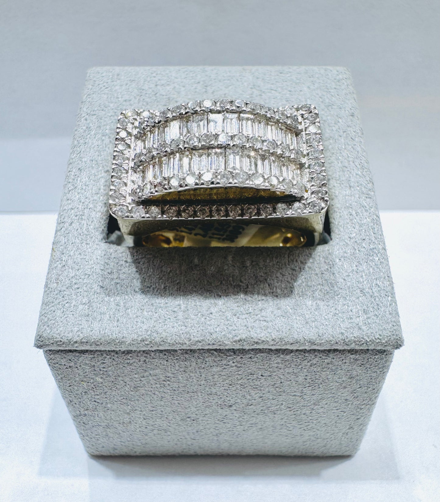 14K YELLOW GOLD MEN’S NATURAL DIAMOND RING 2.48CT, SIZE: 10