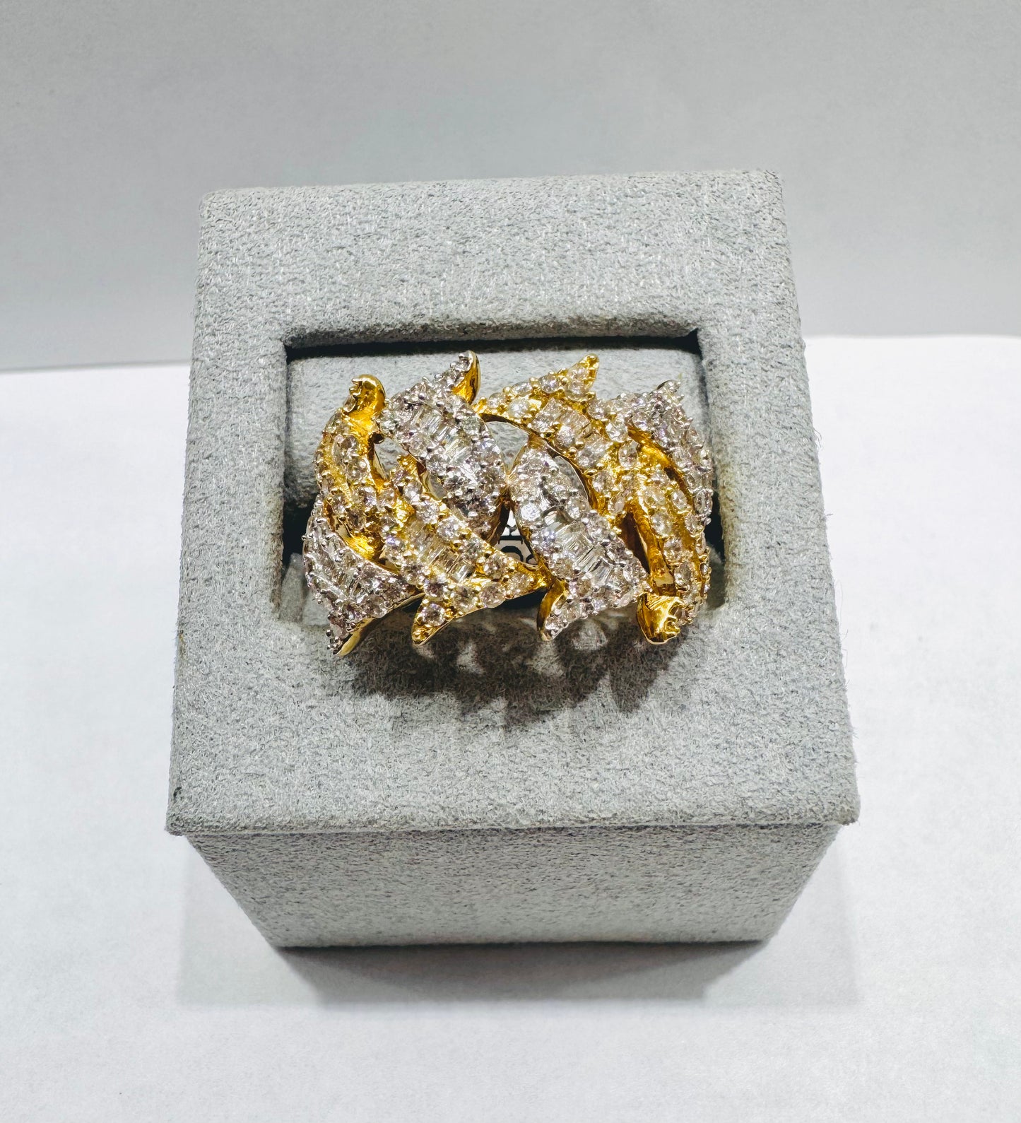 10K GOLD MEN’S NATURAL DIAMOND RING 1.50CT, SIZE: 10