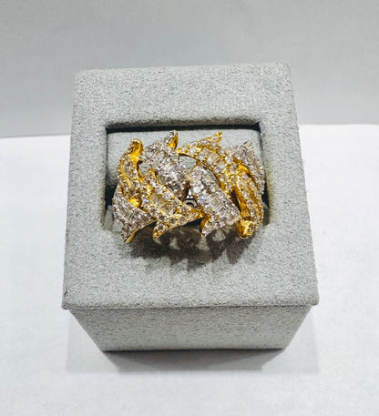 10K GOLD MEN’S NATURAL DIAMOND RING 1.50CT, SIZE: 10