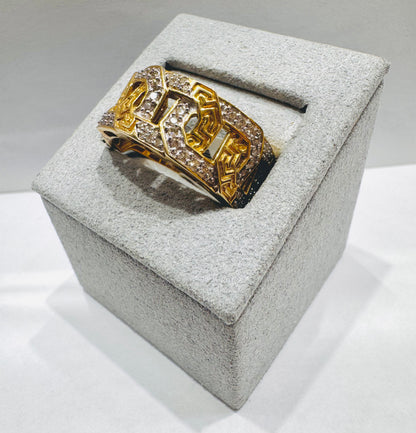 10K GOLD MEN’S NATURAL DIAMOND RING 0.50CT, SIZE: 10