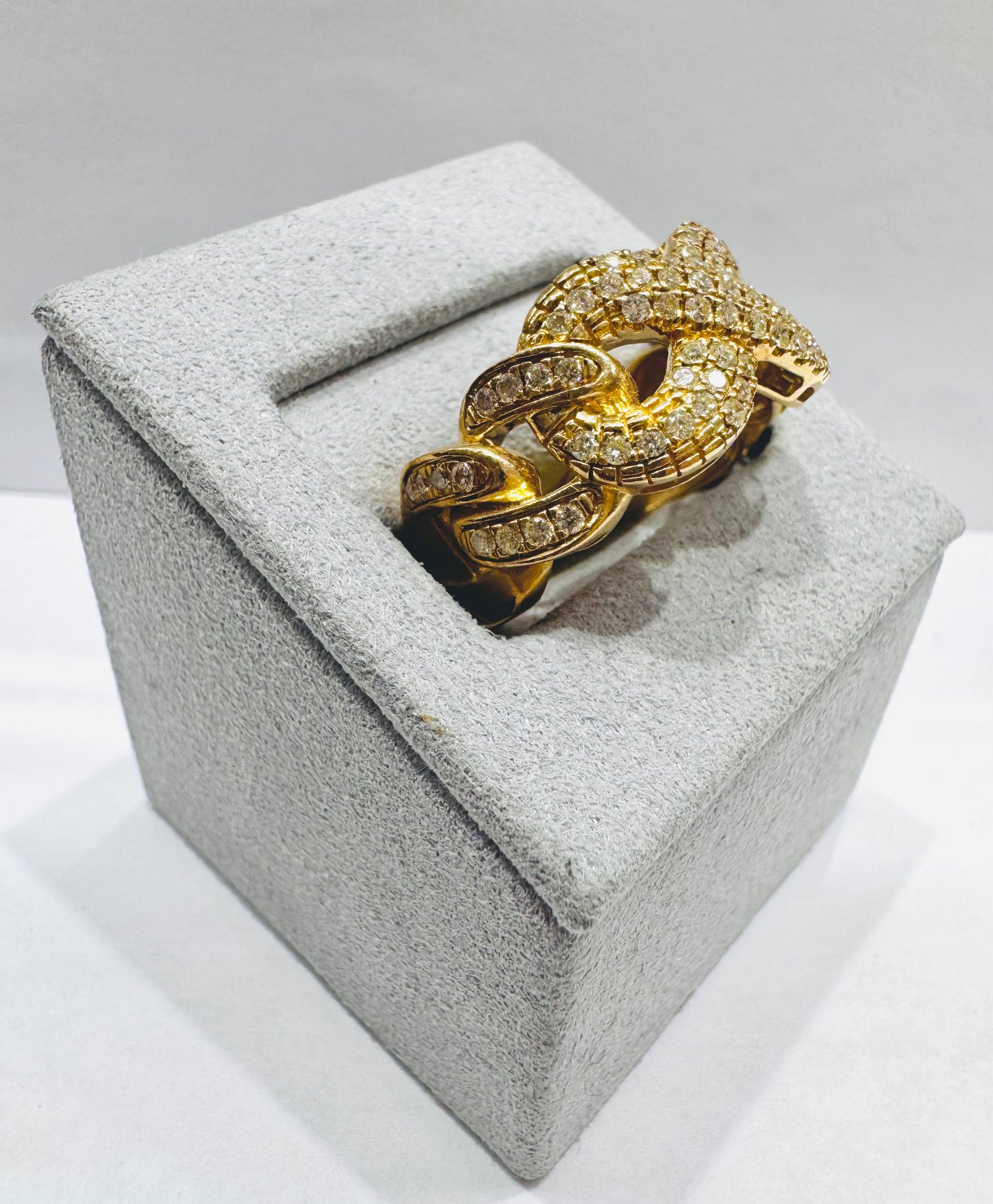 10K GOLD MEN’S NATURAL DIAMOND RING .75CT, SIZE: 10