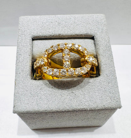 14K GOLD MEN’S NATURAL DIAMOND RING 1.17CT, SIZE: 10