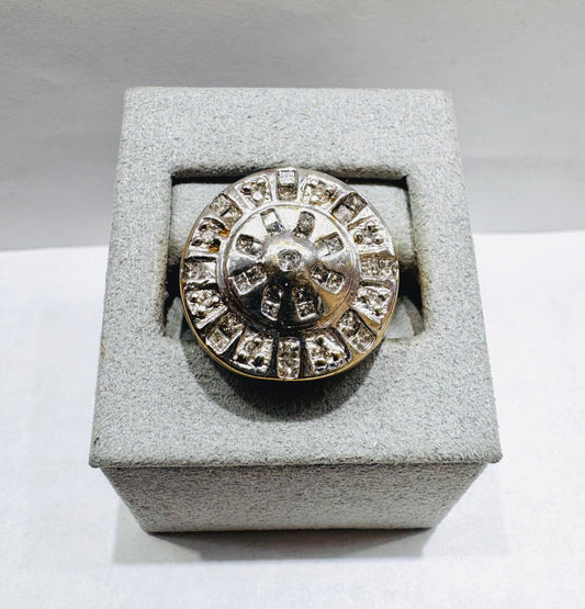 10K GOLD MEN’S NATURAL DIAMOND RING 1.00tw, SIZE: 10.5