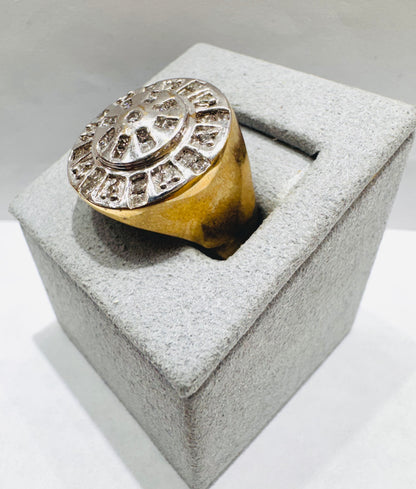 10K GOLD MEN’S NATURAL DIAMOND RING 1.00tw, SIZE: 10.5