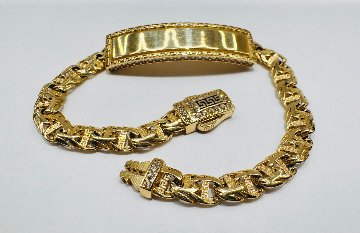 10K GOLD HOLLOW BABY CHINO LINK BRACELET 6.5”, WEIGHT: 6.8gm, WIDTH: 5mm
