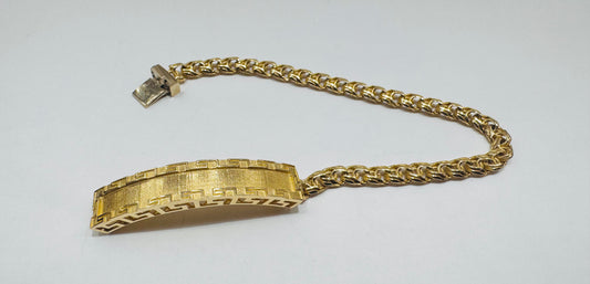 10K GOLD CHINO LINK BRACELET 8”, WEIGHT: 8gm, WIDTH: 4.7mm
