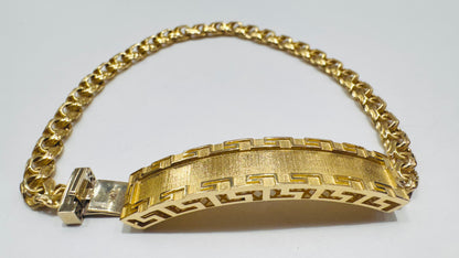 10K GOLD CHINO LINK BRACELET 8”, WEIGHT: 8gm, WIDTH: 4.7mm