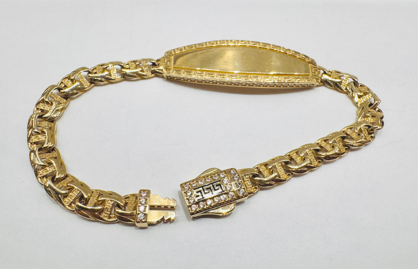 10K GOLD BABY HOLLOW CHINO LINK BRACELET 6.5”, WEIGHT: 6.8gm, WIDTH: 5mm