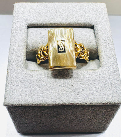 10K GOLD CLASSIC MONACO RING, WEIGHT: 2.5gm, SIZE: 8