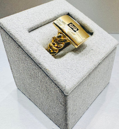 10K GOLD CLASSIC MONACO RING, WEIGHT: 2.5gm, SIZE: 8