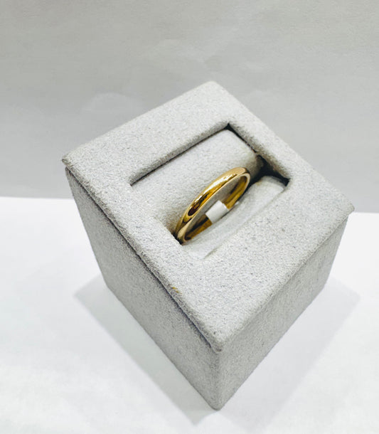 10K GOLD WEDDING BAND, WEIGHT: 1.5gm, SIZE: 8, WIDTH: 2mm