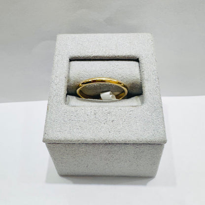 10K GOLD WEDDING BAND, WEIGHT: 1.5gm, SIZE: 8, WIDTH: 2mm