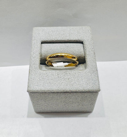 10K GOLD WEDDING BAND, WEIGHT: 2.4gm, SIZE: 8, WIDTH: 3mm