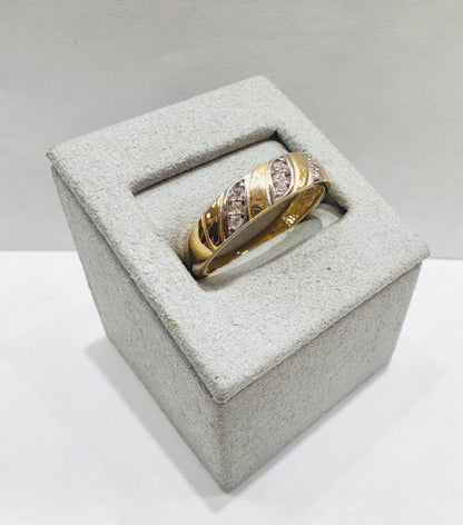10K GOLD WEDDING BAND, WEIGHT: 3.3gm, SIZE: 11, WIDTH: 5.4mm