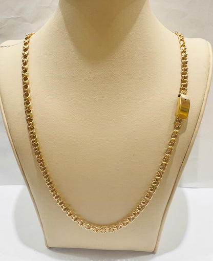 10K GOLD CHINO LINK NECKLACE