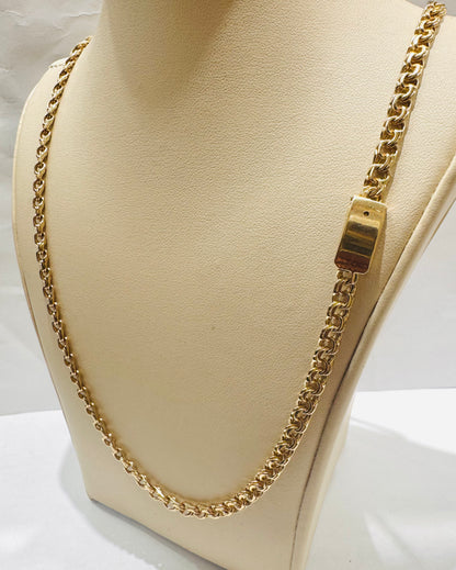 10K GOLD CHINO LINK NECKLACE