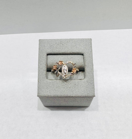 10K GOLD VIRGIN MARY RING, SIZE: 7, WEIGHT: 1.3gm
