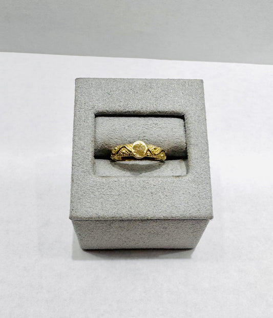 10K GOLD SMALL BABY RING, SIZE: 3, WEIGHT: 1gm