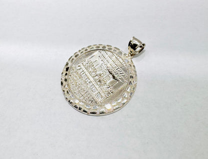 SILVER BIG SIZE ROUND LASTSUPPER PENDANT, WEIGHT: 12gm