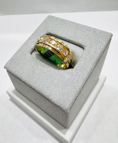 14K GOLD LAB GROWN DIAMOND MENS BAND 1.00CTW