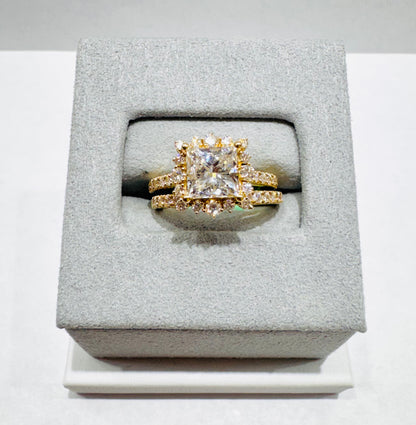 14K GOLD LAB GROWN DIAMOND LADIES RING VS 2.8CTW