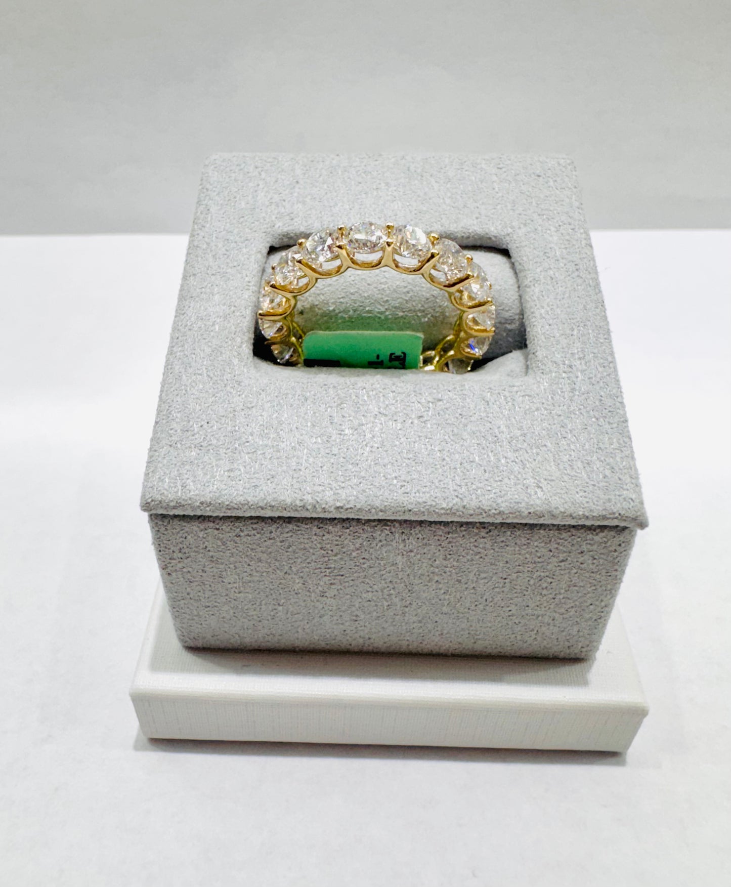 14K GOLD LAB GROWN DIAMOND BAND VS 4.53CTW