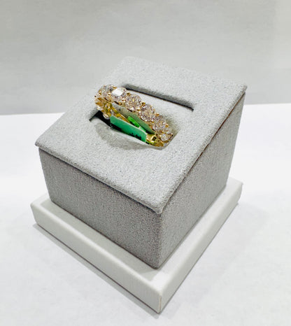 14K GOLD LAB GROWN DIAMOND BAND VS 4.53CTW