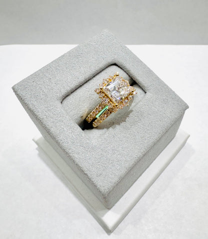 14K GOLD LAB GROWN DIAMOND LADIES RING VS 2.8CTW