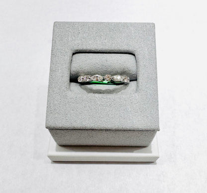 14K WHITE GOLD LAB GROWN DIAMOND LADIES BAND VS 0.90CTW